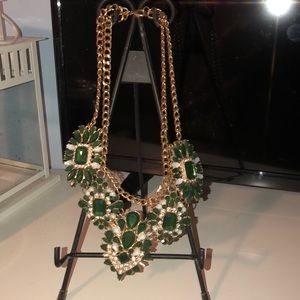 Emerald Statement Necklace